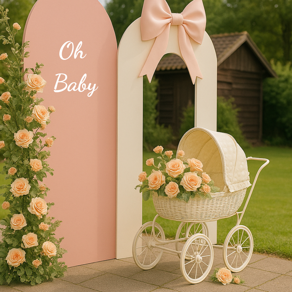 Babyshower - Vintage Flowers - Huur ons in