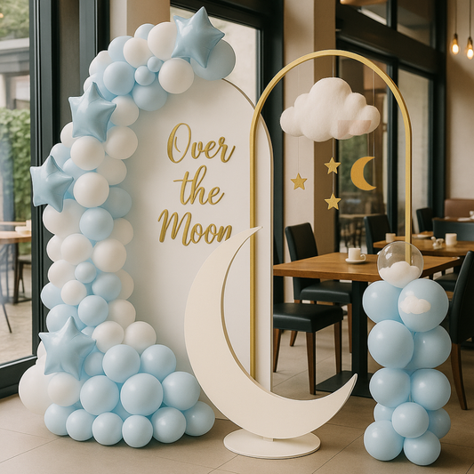 Babyshower - Over the Moon - Huur ons in