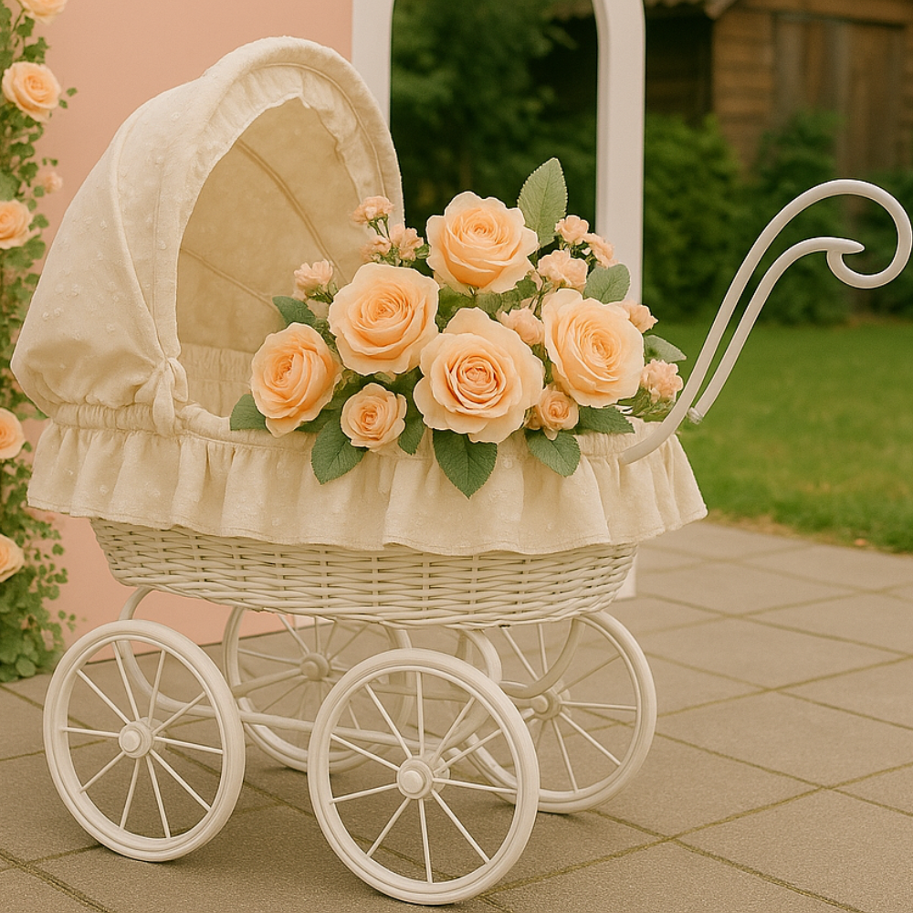 Babyshower - Vintage Flowers - Huur ons in